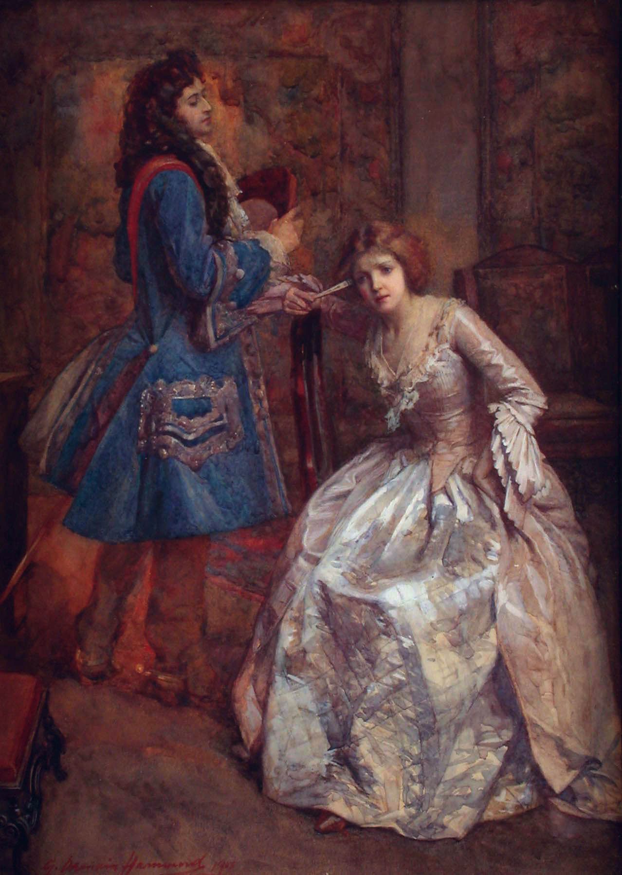 The Proposal  by Gertrude Demain Hammond, 1908